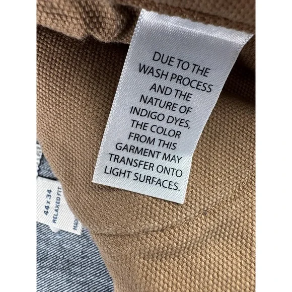 Duluth Trading Jeans Mens 44x34 Blue Ballroom Relaxed Fit Straight Leg Denim - Picture 5 of 12